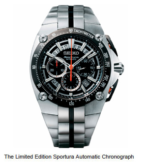 The limited edition sportura automatic chronograph